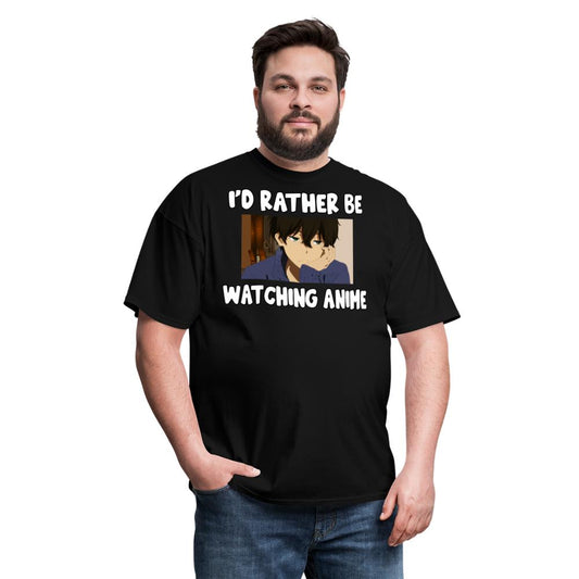 I'd Rather Be Watching Anime Funny Unisex T-Shirt