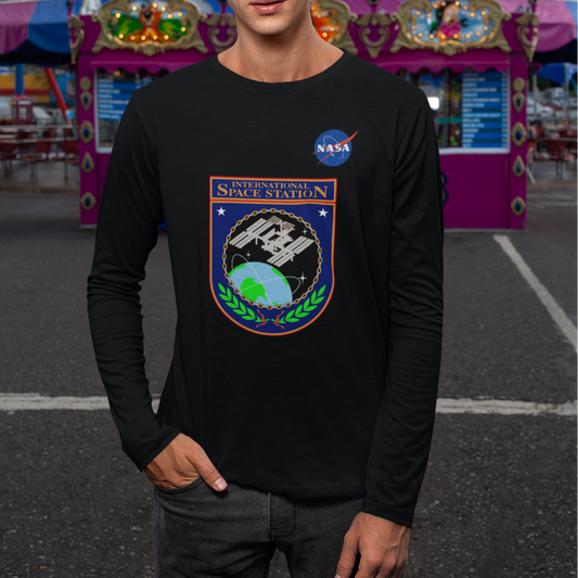 NASA ISS  Unisex Long Sleeve T-Shirt
