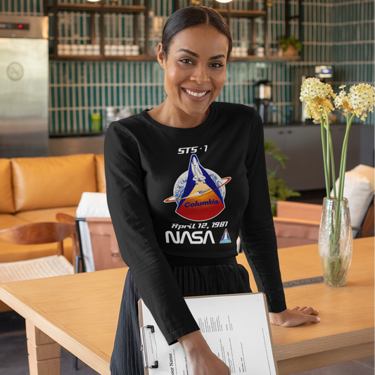 NASA Columbia First Launch Unisex Long Sleeve Tee