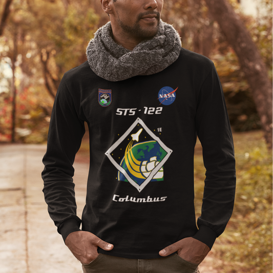 NASA ISS Mission 122 Columbus Unisex Long Sleeve T-Shirt