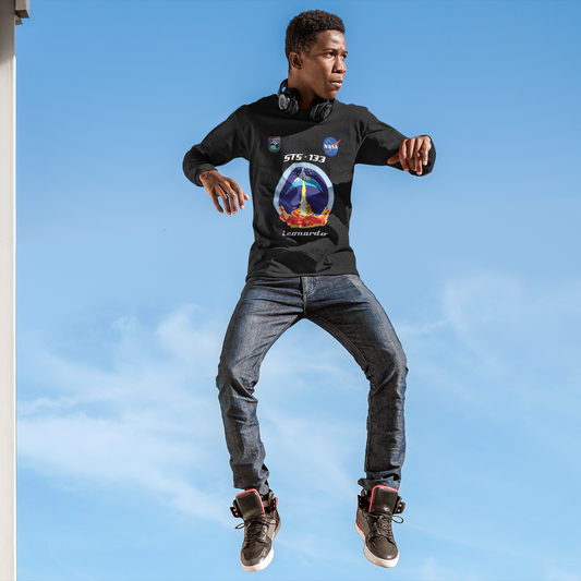 NASA ISS Mission 133 Leonardo Unisex Long Sleeve T-Shirt