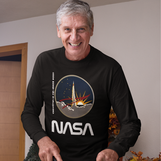 NASA Good Morning Unisex Long Sleeve Tee