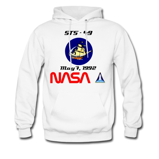 NASA Endeavour's First Launch Hoodie - white