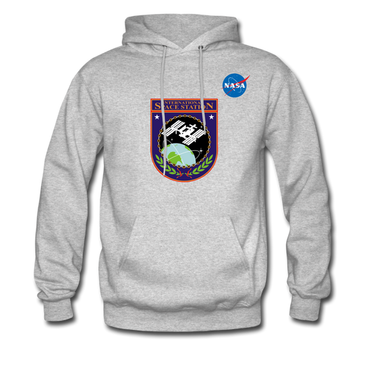 NASA ISS Hoodie - heather gray