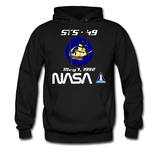 NASA Space Shuttle Endeavour First Launch Hoodie - black