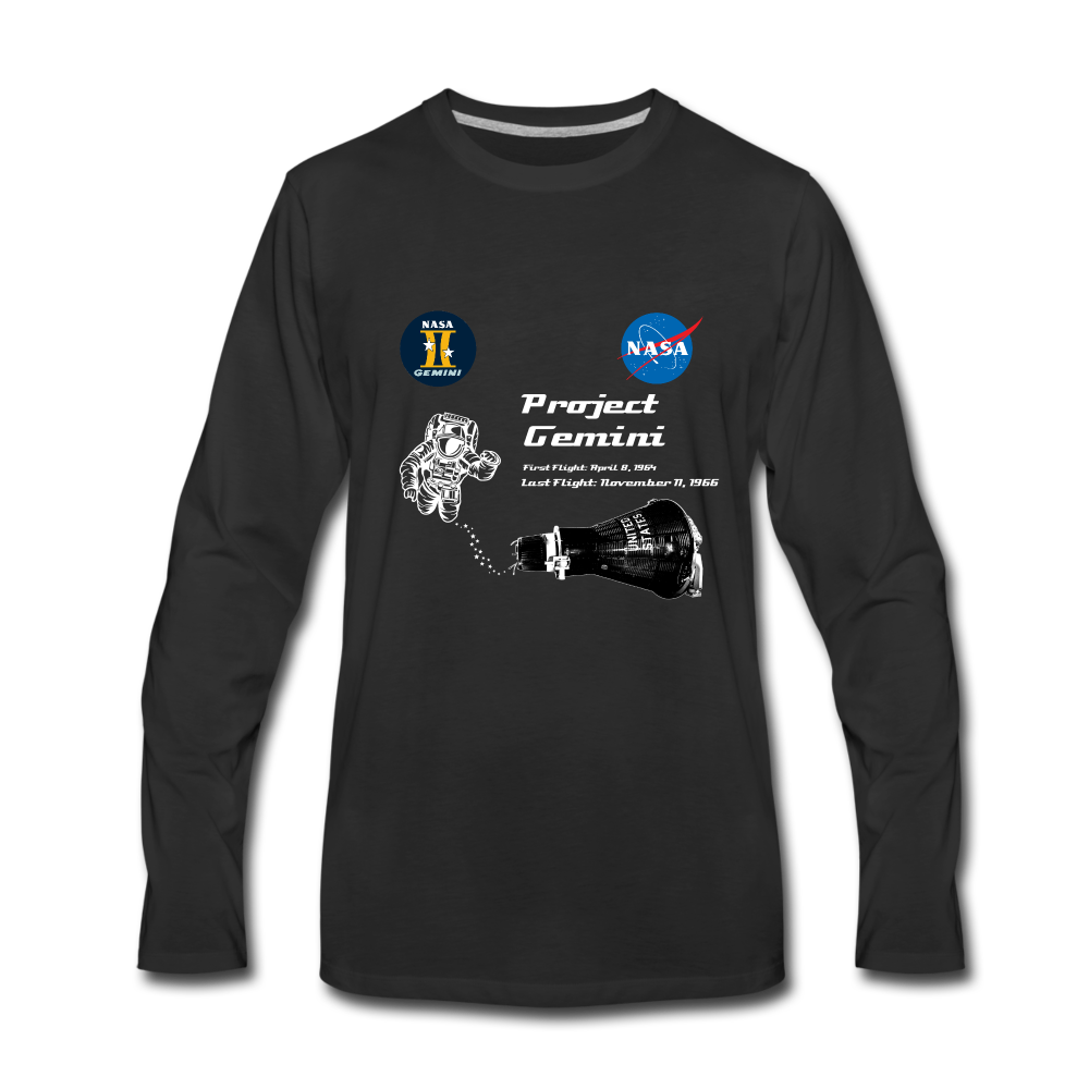 NASA Project Gemini Long Sleeve - black