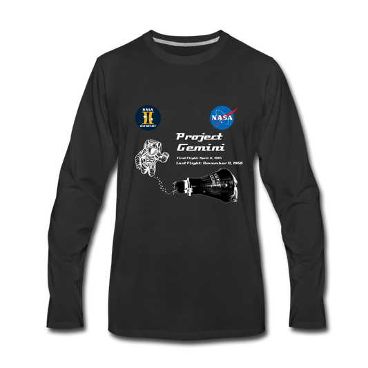 NASA Project Gemini Long Sleeve - black