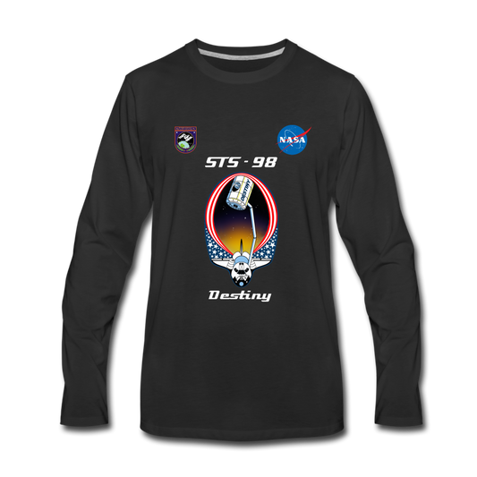 NASA ISS Mission 98 Destiny - black
