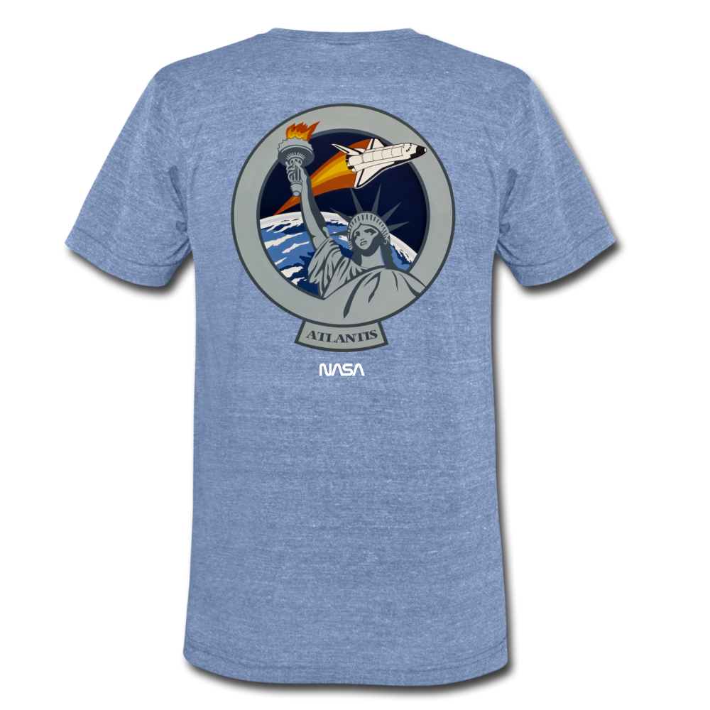 Unisex Tri-Blend T-Shirt - heather Blue