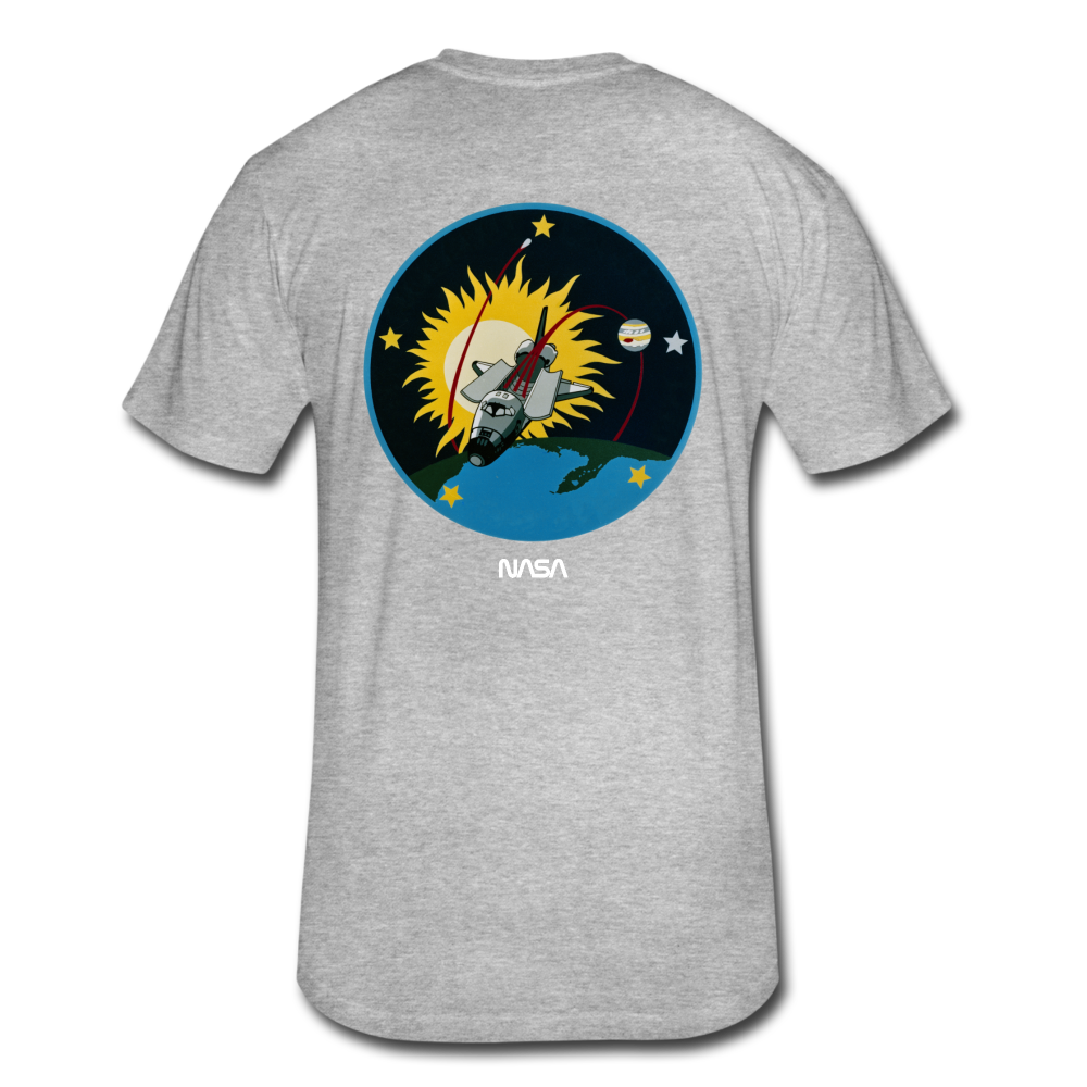 Fitted Cotton/Poly T-Shirt by Next Level - heather gray