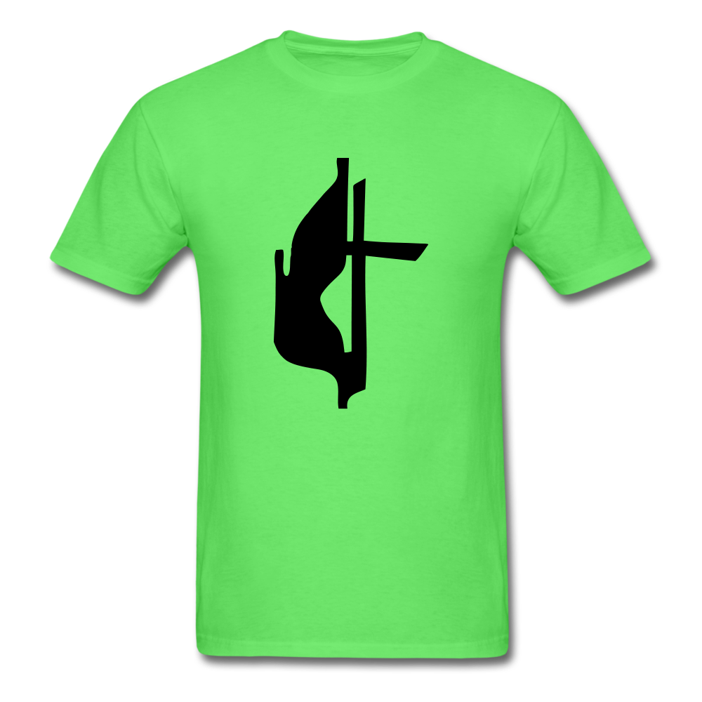 Methodist Cross Tee Bright - kiwi