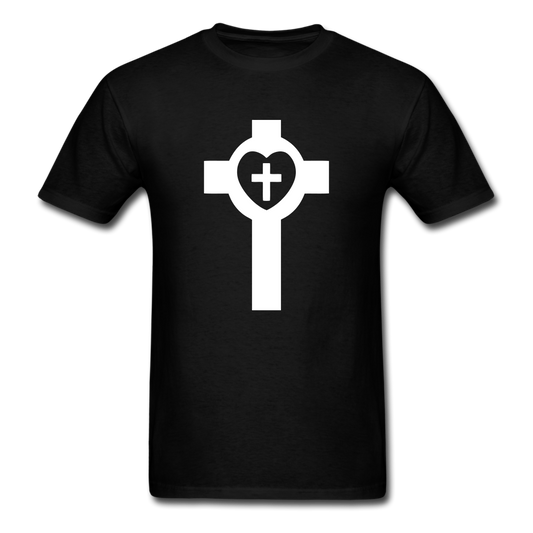 Lutheran Cross tee Dark - black
