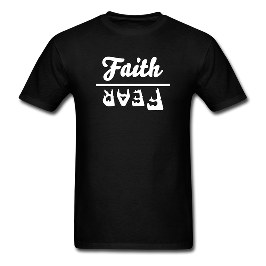 Faith over Fear Tee Dark - black