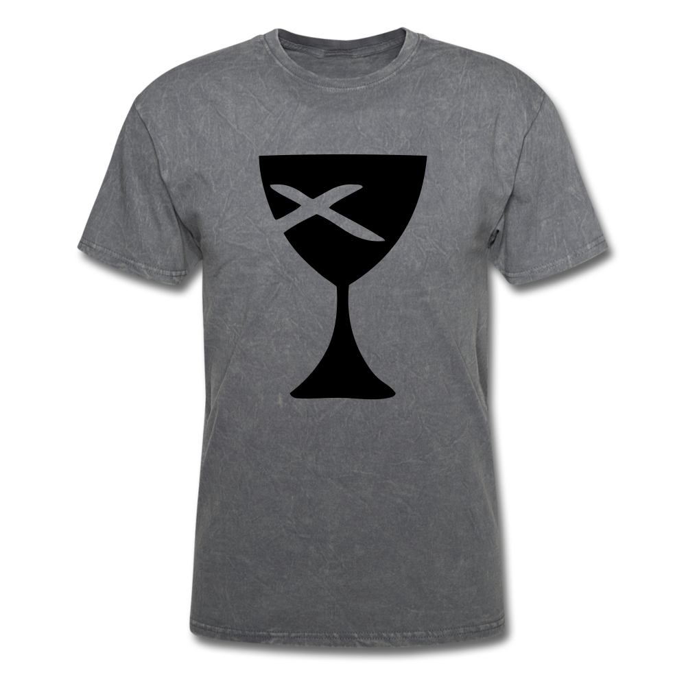 Communion Cup Mineral Tee - mineral charcoal gray