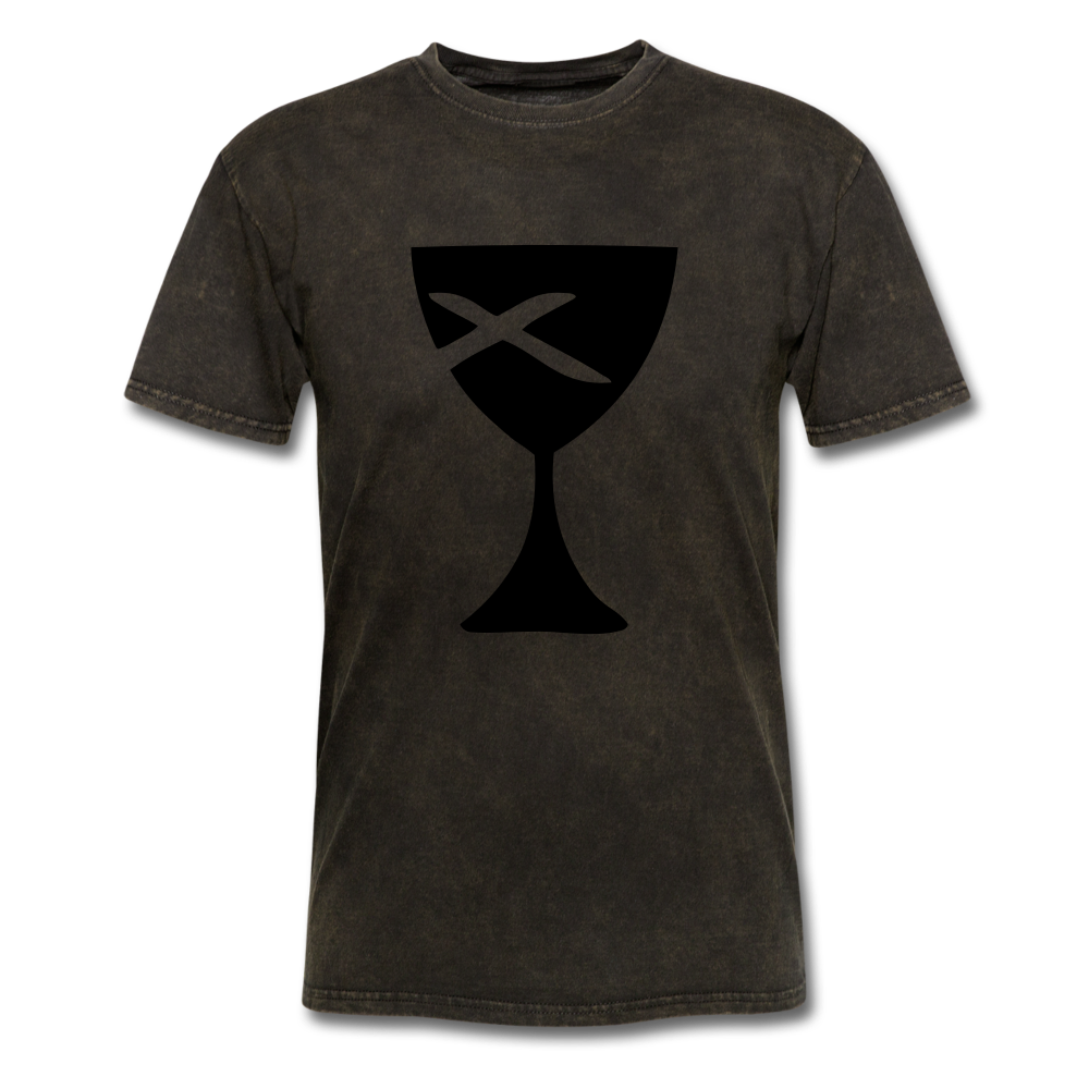 Communion Cup Mineral Tee - mineral black