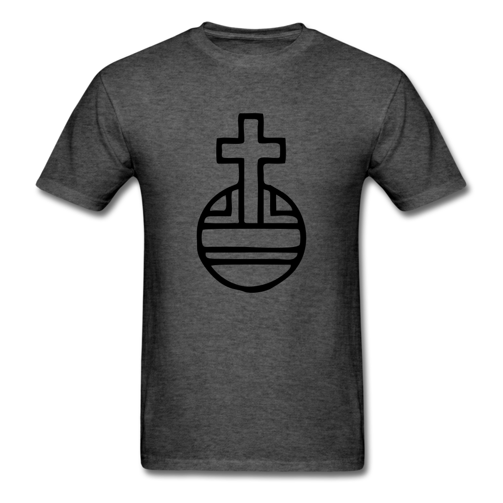 Sovereign Cross Mineral Tee - heather black
