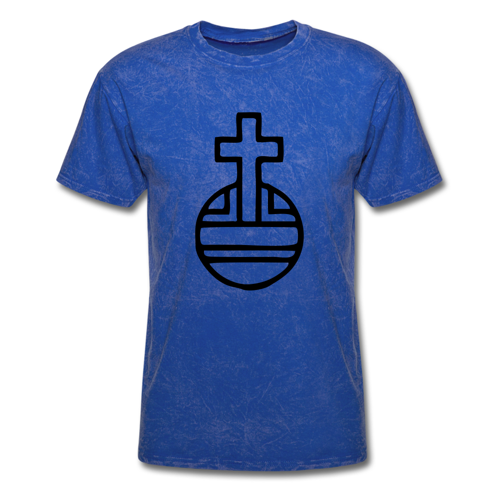 Sovereign Cross Mineral Tee - mineral royal