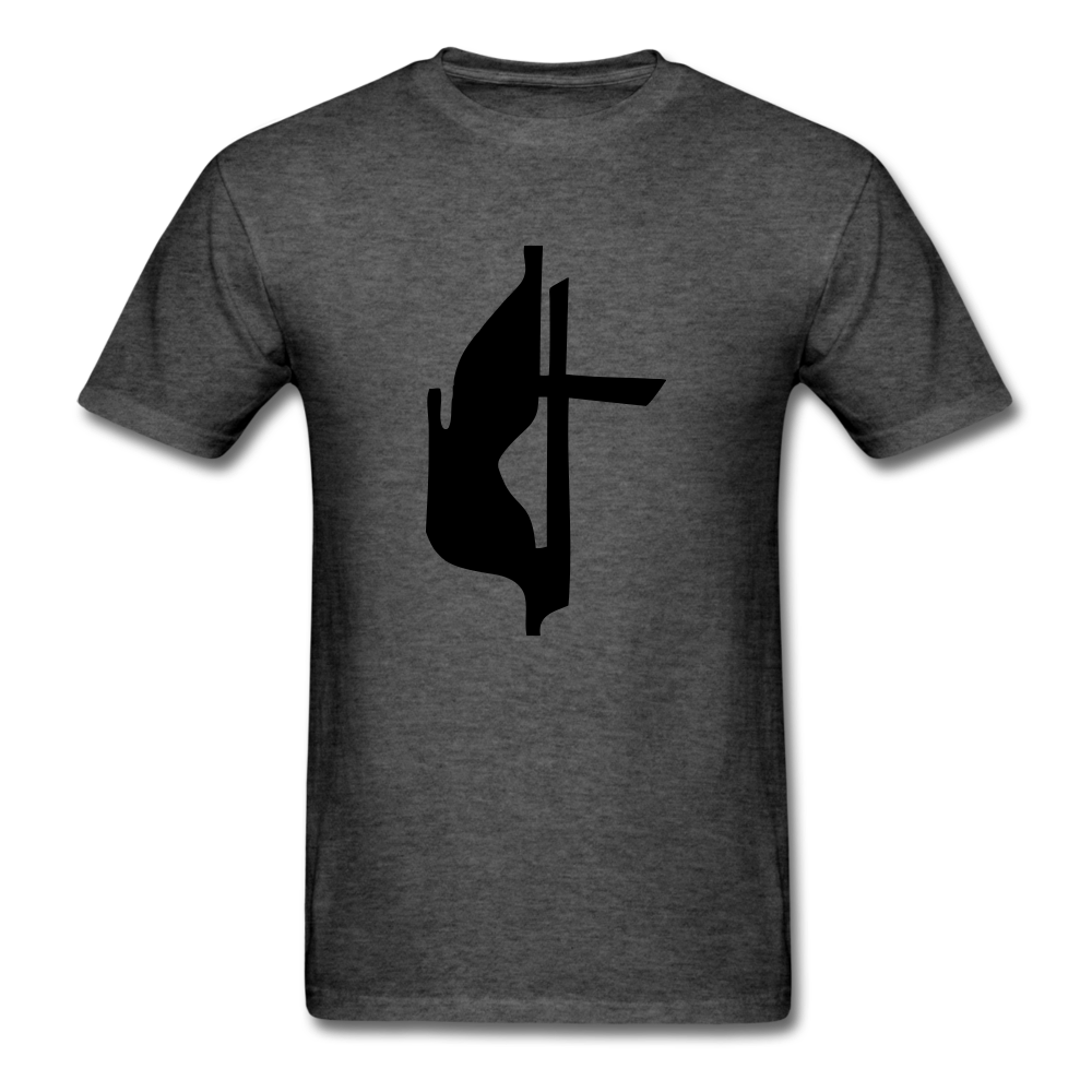 Methodist Cross Mineral Tee - heather black