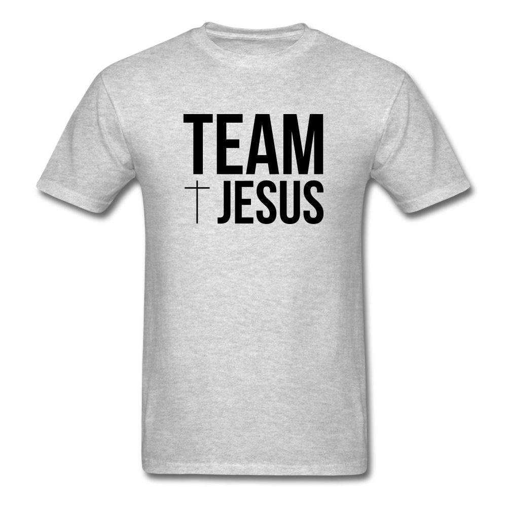 Team Jesus Mineral Tee - heather gray