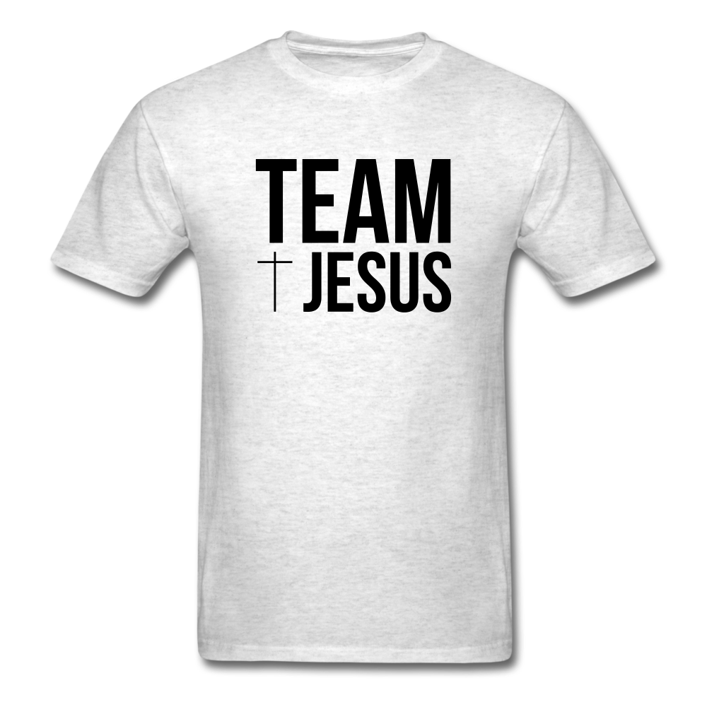 Team Jesus Mineral Tee - light heather gray