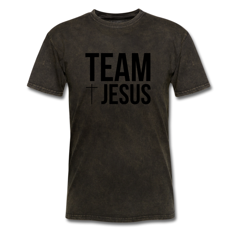 Team Jesus Mineral Tee - mineral black