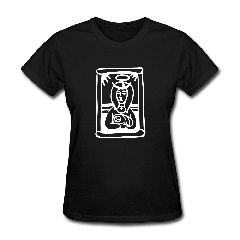 Mother Mary Women's Tee Dark - black