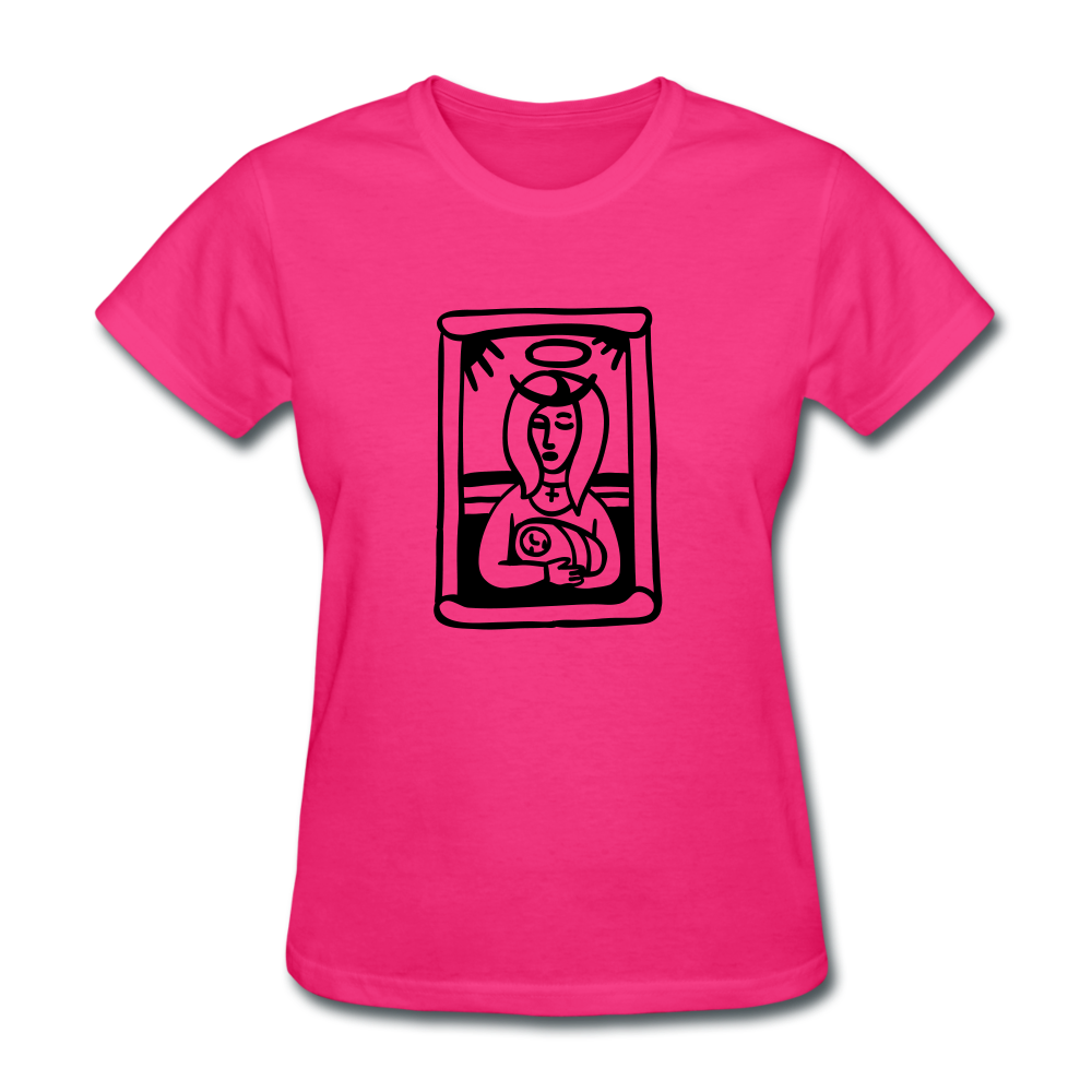 Mother Mary Women's Tee Bright - fuchsia