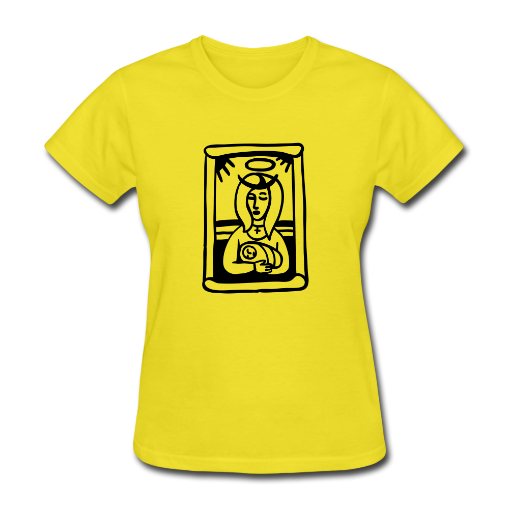 Mother Mary Women's Tee Bright - yellow