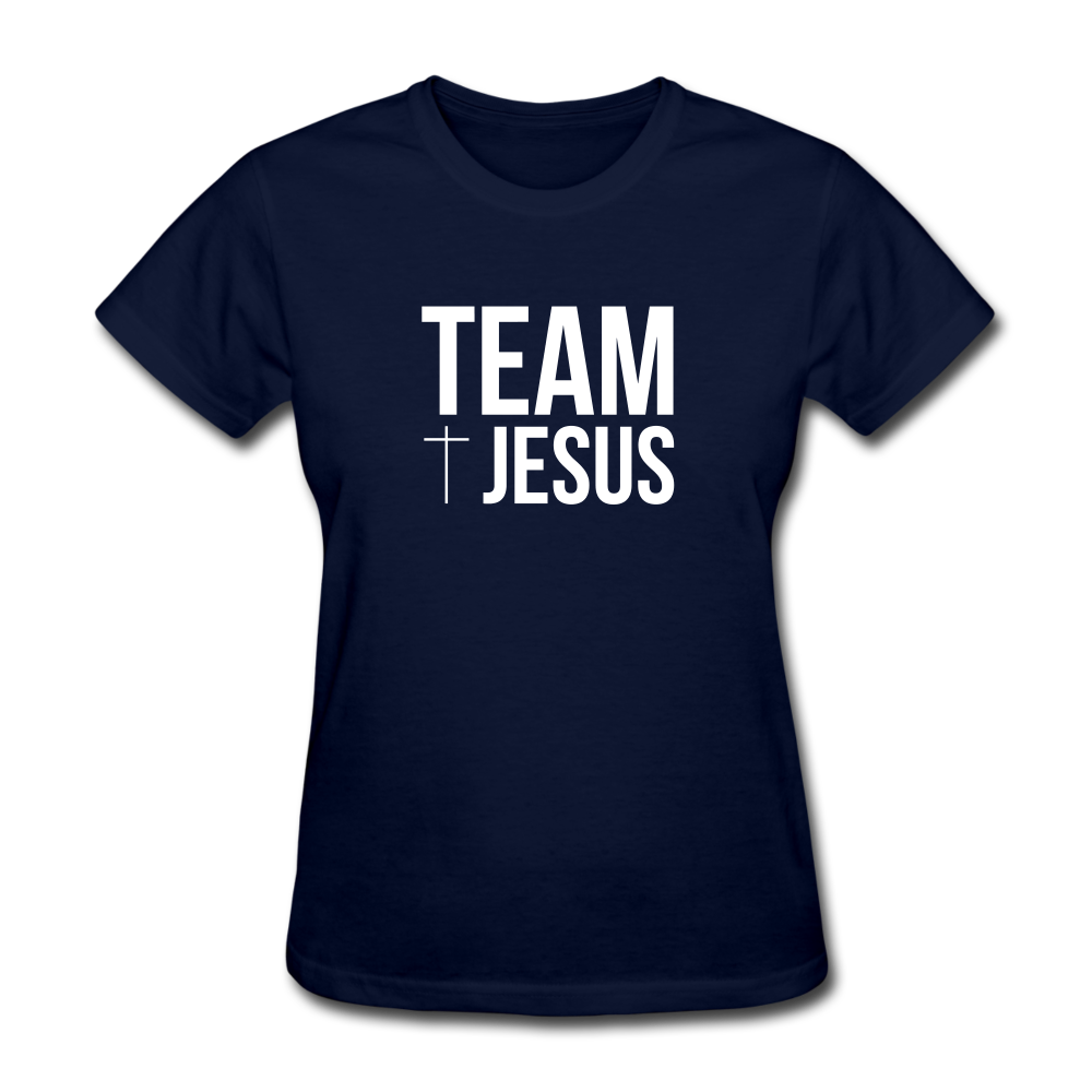 Team Jesus Women's Tee Dark - navy