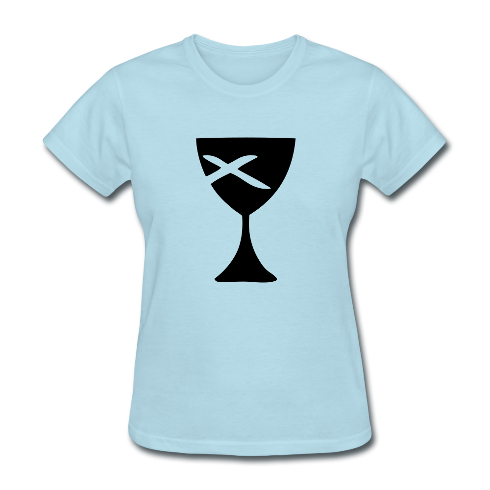 Communion Cup Women's Tee Bright - powder blue