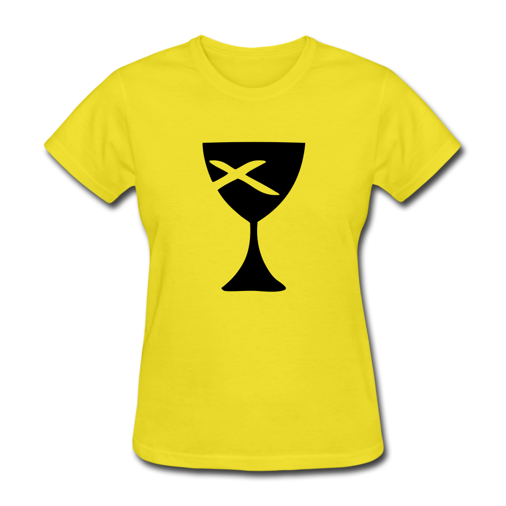 Communion Cup Women's Tee Bright - yellow