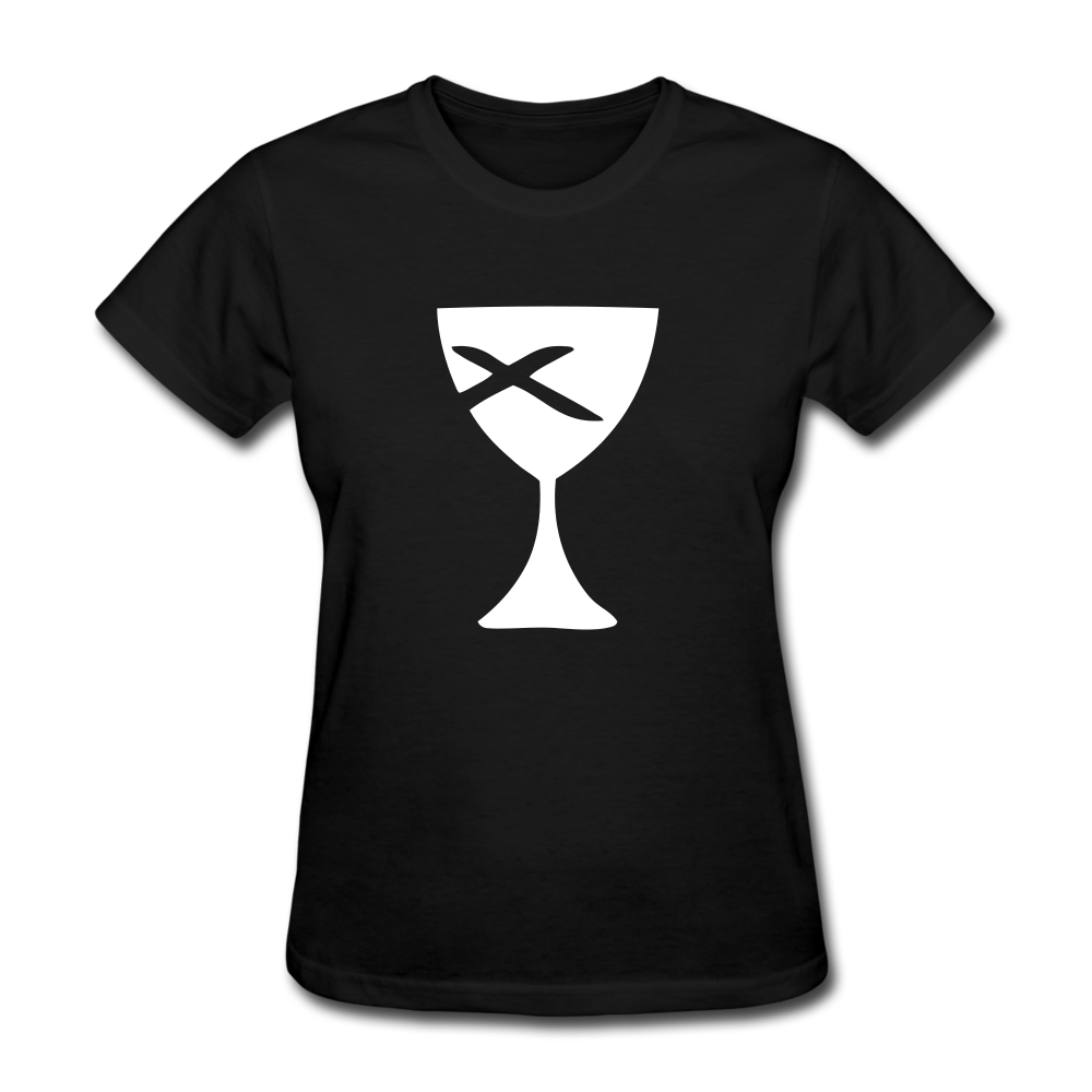 Communion Cup Women's Tee Dark - black