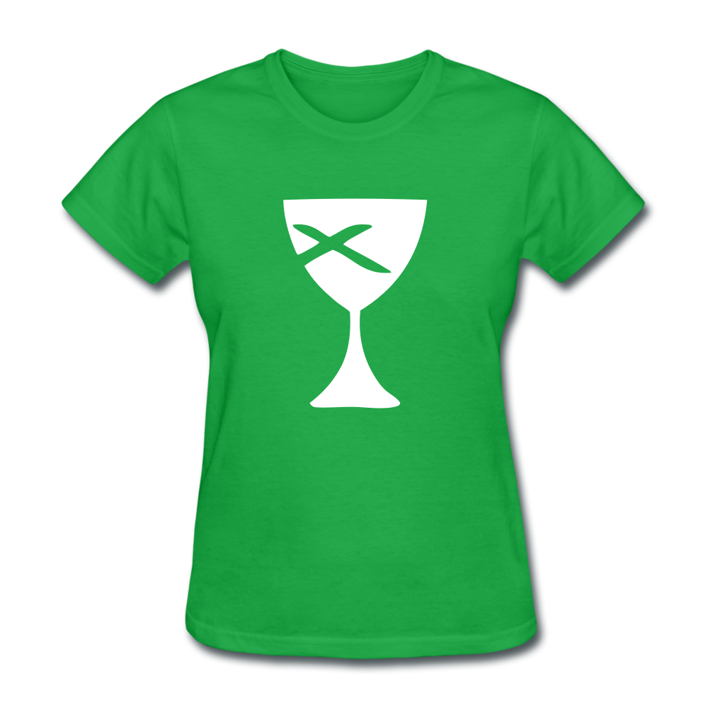 Communion Cup Women's Tee Dark - bright green