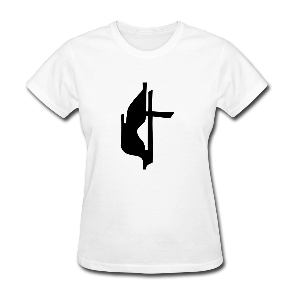 Lutheran Cross Women's Bright Tee - white
