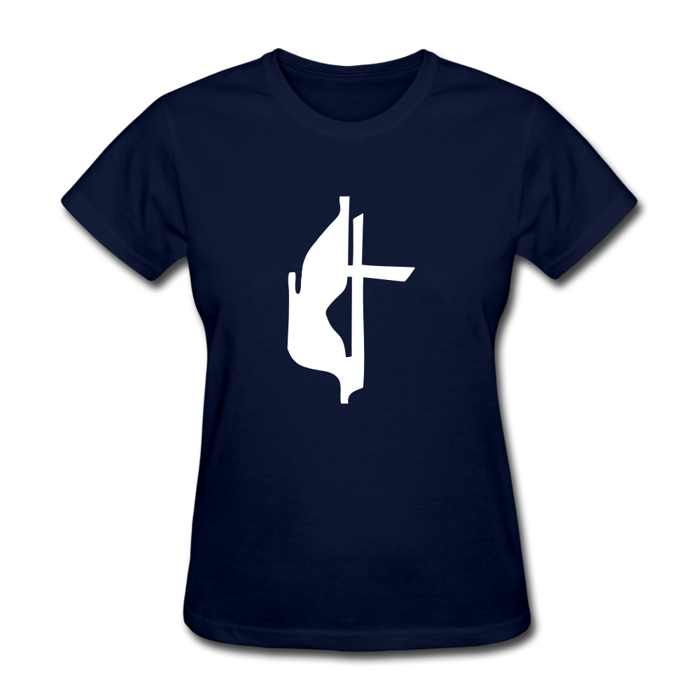 Lutheran Cross Women's Dark Tee - navy