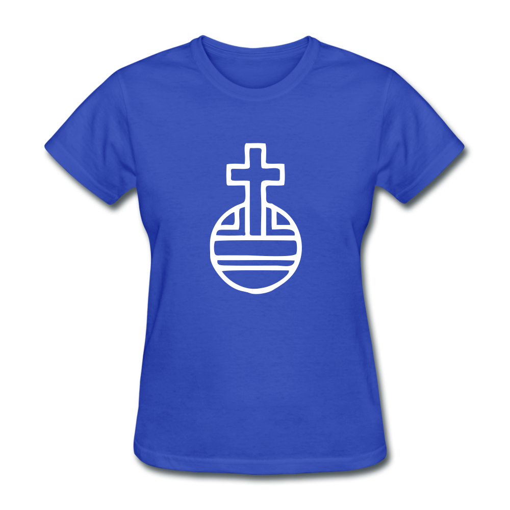 Sovereign Cross Women's Dark Tee - royal blue