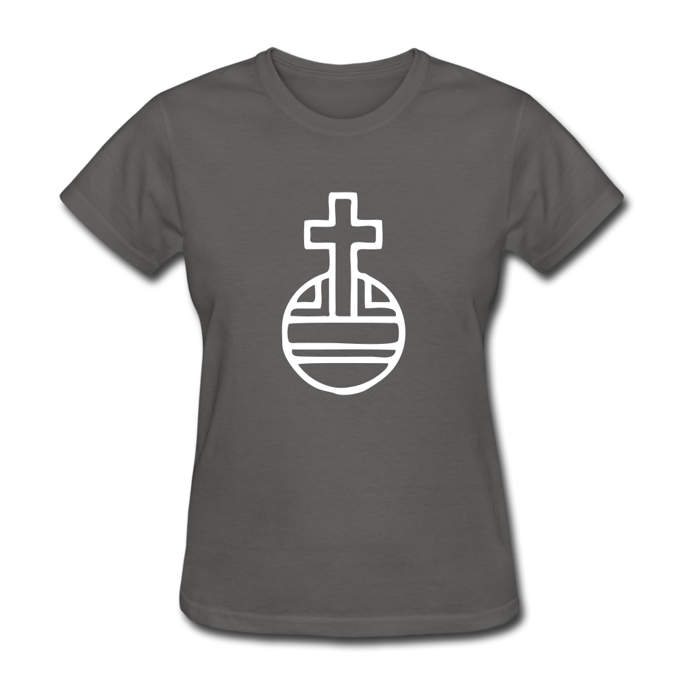 Sovereign Cross Women's Dark Tee - charcoal