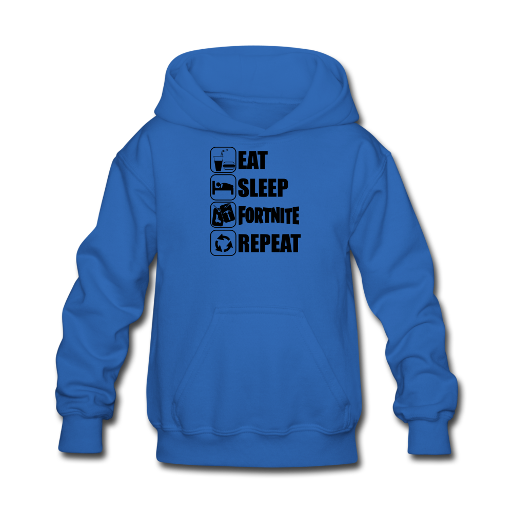 Eat Sleep Fortnite Kid's Hoodie Black Design Video Game Sweatshirt SuccessActive  More actions   Title  Description                  Media  Add media from URL Upload file  Eat Sleep Fortnite Hoodie White Design Kid's Video Game Sweatshirt - royal blue