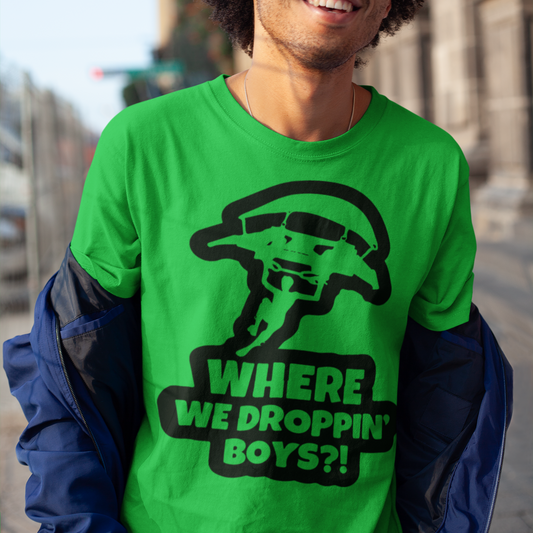 Droppin' Video Adult Unisex Game T-Shirt