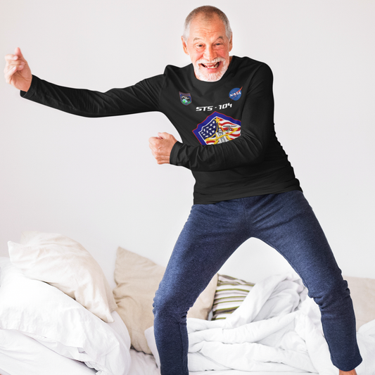 NASA ISS Mission 104 Quest Unisex Long Sleeve T-Shirt
